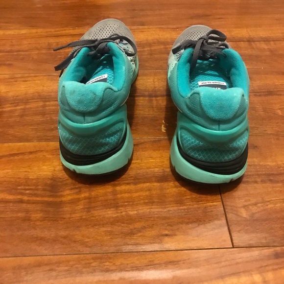Teal/Gray Custom Nike Lunarglide 5’s size 13M - Picture 5 of 5
